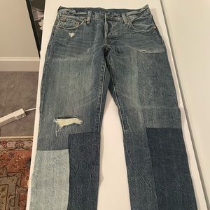 New Levi’s patchwork jeans